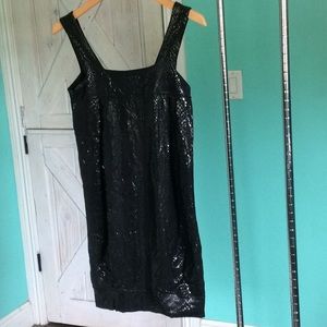 Black evening dress